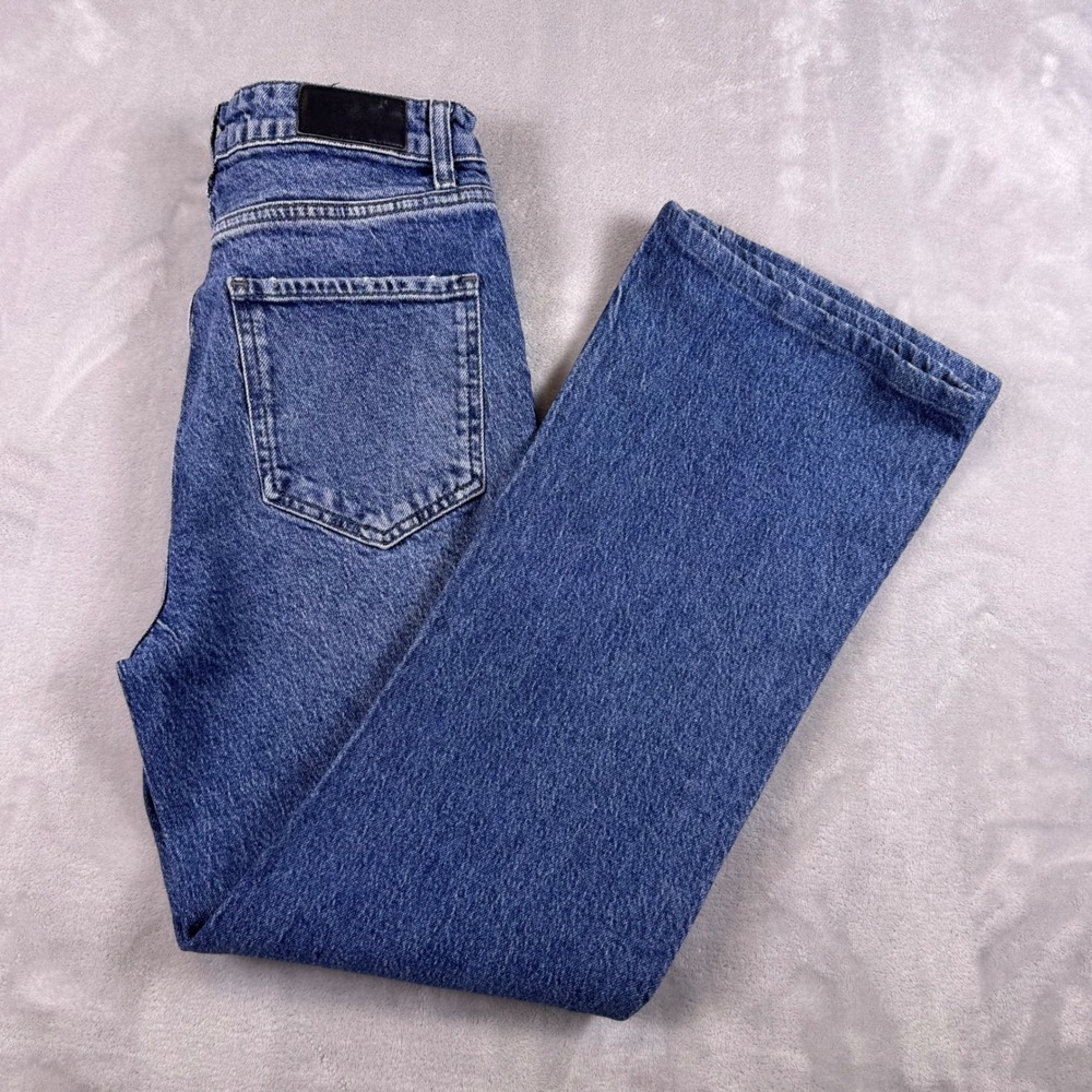 Rails The Sunset High Rise Slim Flare Jeans Womens 28 Blue Medium Wash‎ Denim
